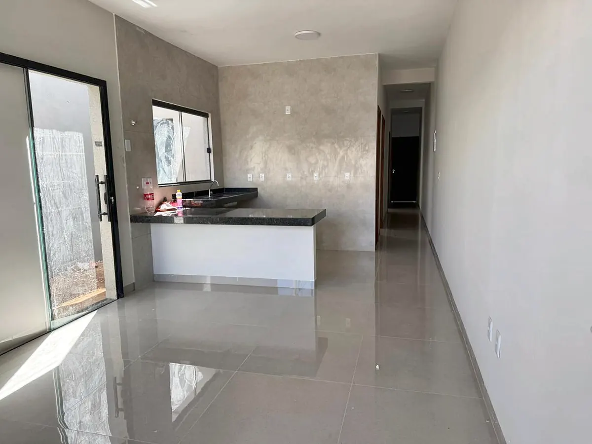 Sala integrada à cozinha