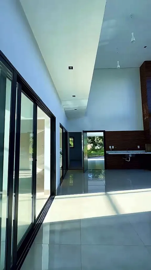 Sala com pé-direito duplo