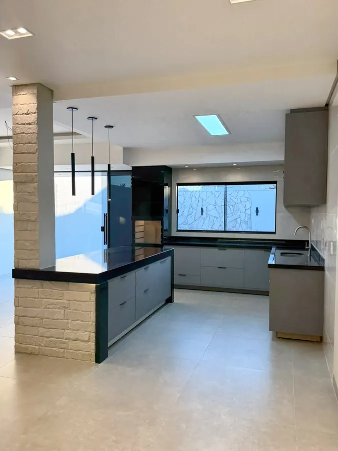 Cozinha vista da sala